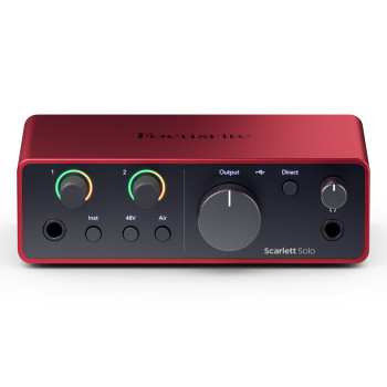 Focusrite Scarlett Solo Studio 4th Gen Recording Bundle