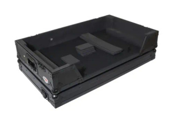 ProX XS-XDJAZ WBL ATA Flight Case for AlphaTheta XDJ-AZ DJ Controller with 1U Rack Space and Wheels - Black