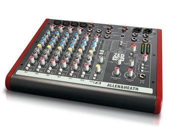 Allen & Heath ZED-10FX 10-Channel USB Mixer with Effects