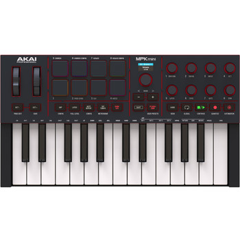 Akai Professional MPK Mini 4 Portable USB MIDI Keyboard Controller Black (MPKMINI4B)