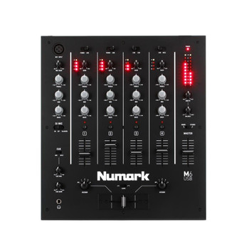 Numark M6 USB 4-Channel DJ Mixer (M6USBBLACKXUS)