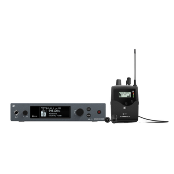 Sennheiser EW IEM G4-A1 Wireless Stereo In-Ear Monitoring Set with SR IEM G4 Transmitter, EK IEM G4 Receiver, IE4 Earbuds & GA3 Rackmount Kit (509608)