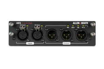 Allen & Heath AES3 Input/Output Module – 2-In / 8-Out Digital Audio Expansion Card (AH-M-DL-AES2I8O-A)