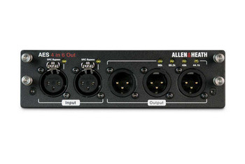 Allen & Heath M-DL-AES4I6O-A AES3 I/O Option Card