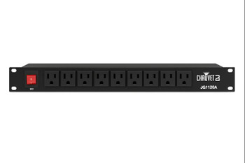 Chauvet DJ JG1120A – 1U, 11 outlet, 15A, base level spike and noise suppression
