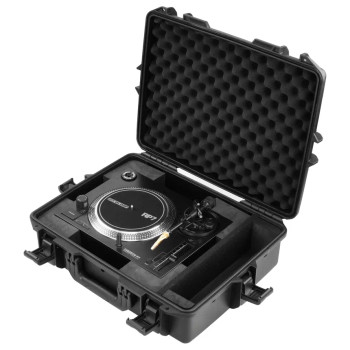 Odyssey Watertight and Dustproof Deluxe Case for Reloop RP-7 Turntable with Side Compartment (VURP7DLX)
