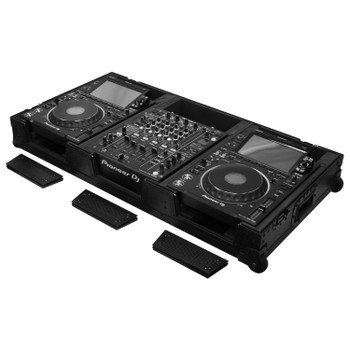 Industrial Board Case for Most 12″ DJ Mixers and Two Pioneer CDJ-3000 Media Players (810158)