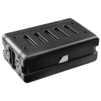 Odyssey 10.5" Front Rail to Rear Lid Watertight Dust-proof Injection-Molded 3U Rack Case, Heavy-Duty Protective Rack Enclosure for Secure Transport and Storage of Professional Audio Equipment (VR3XS)