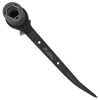 Odyssey Podger Ratchet Wrench, Heavy-Duty Construction Tool for Stage, Truss, and Rigging Assembly, Dual-Size Fit for 17mm and 24mm Hardware (PWR1724B)