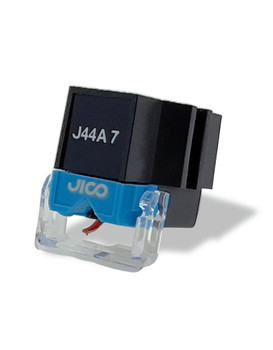 JICO, J-AAC0834, OMNIA J44A 7 DJ IMP SD Black (2-Pack) Cartridge Set with Headshells for High-Output DJ Playback and Scratch Performance
