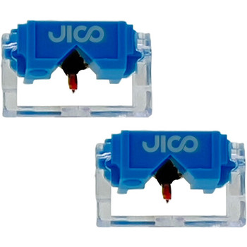 JICO, J-AAC0648, N44-7 DJ Improved SD Replacement Styli (2-Pack) for High-Output DJ Playback, Scratching, and Turntable Performance
