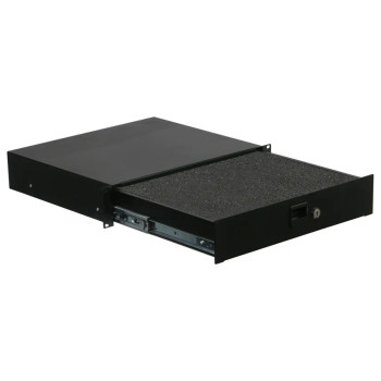2U Rack-Mountable Drawer with Interior Diced Foam (ADFRD02)