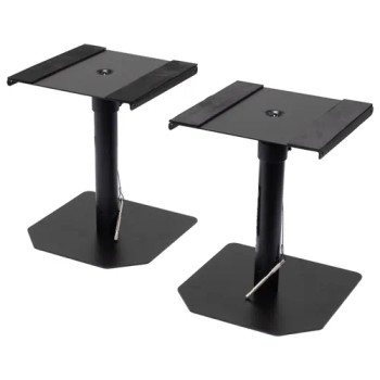 Odyssey Speaker Monitor Stands with Flat Surface Base (Pair) (ASPKSTAND2XDT)