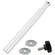 Odyssey White 6" Long 5/8" Baby Pin Photo Booth Flash Mount (PBBABYPIN6WHT)