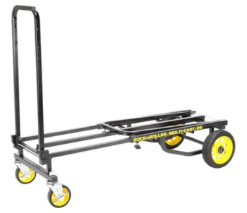 Odyssey RockNRoller R6 Mini 8-in-1 Equipment Multi-Cart, Compact Folding Utility Cart for Small to Medium Gear Loads (OR6RT)