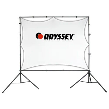 Video Projection Screen System 10' x 14' with 24 Attachment Points (LTMVSS1014L)