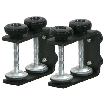 Designer DJ™ Series Black L-Stand Table/Case Clamps (Pair) (LSTANDCLAMPS)