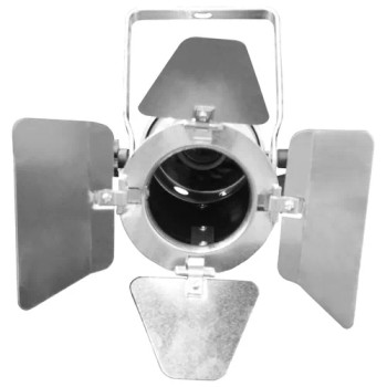Polish Aluminum Barn Door Plate for PAR 20 Odyssey Light Fixtures (LSPAR20BDP)