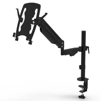 Odyssey Laptop Mount Arm Stand with Adjustable Positioning and Clamp Base for Staging and Studio Use, Black Finish (LSCT01B)