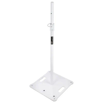 Odyssey 96" Tall Heavy-Duty Speaker Stand Pair with Stable Base Design, White Finish (LSBP96WHT)