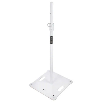 Odyssey 72" Tall Speaker Stand Pair with Heavy-Duty Construction and Stable Base Design, White Finish (LSBP72WHT)