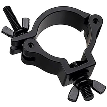Odyssey Medium-Duty Coupler with Large Wing Nut, Fits 1.9–2" OD Tube, 165 lb Load Capacity, Black Finish (LACML30B)