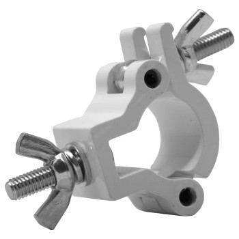 Odyssey 3/4" Half Coupler Clamp (0.75–1" OD Tube, 132 lb Load) – White (LAC25XSW)