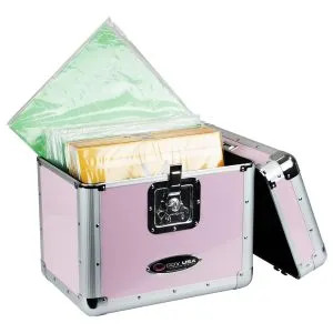 Odyssey KROM Series Pink Record / Utility Case Holds 70 x 12" Vinyl Records & LPs (KLP1PINK)