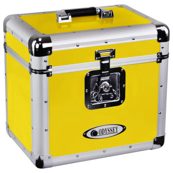 Odyssey Vintage Series Hot Rod Red 12" Vinyl / LP Case Holds 70 Records (KLP1-HOTRODRED)