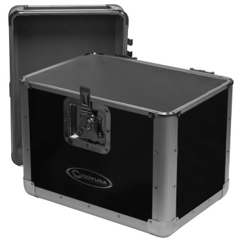 Odyssey KROM Series Black Record / Utility Case Holds 70 x 12" Vinyl Records & LPs (KLP1BLK)