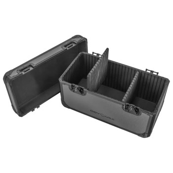 Odyssey KROM Black/Gray Record / Utility Case for 120 x 7" Vinyl Records (K7120BLG)