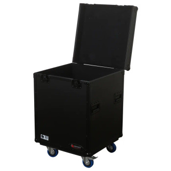 Odyssey 21.5" x 27.5" x 21.5" Black Utility Truck Pack Touring Flight Case (FZTP2WBL)