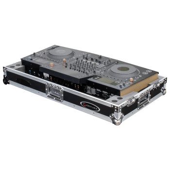 Odyssey Pioneer DJ OPUS-QUAD 1U Glide Style Flight Case with Wheels (FZOPUSQUADCW1)