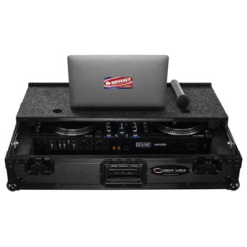 Odyssey RANE ONE 1U Flight Case with Glide Platform and Corner Wheels (FZGSRANEONEW)