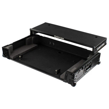 Odyssey FZGSPERFORMERW1BL Black Label RANE PERFORMER 1U Flight Case with Glide Style Laptop Platform and Wheels (FZGSPERFORMERW1BL)