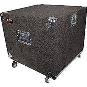 Pro 10U Carpeted Amplifier Rack Case with Wheels (CRP10W)