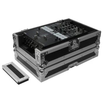Odyssey Universal 10" Format DJ Mixer Flight Case with Extra Deep Rear Compartment