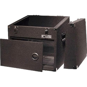 9U Top Slanted / 6U Bottom Vertical Carpeted Combo Rack (CXC906)