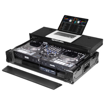 Odyssey RANE PERFORMER Black Label 1U Case with Glide Style Laptop Platform and Wheels (FRBLGLP1UWPERFORMER)