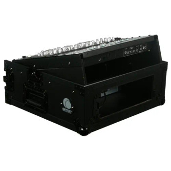 Odyssey Black Label 10U Top Slanted / 2U Vertical Pro Combo Rack (FZ1002BL)
