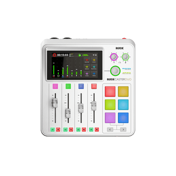 RODE RODECaster Duo Integrated Audio Production Studio (White)