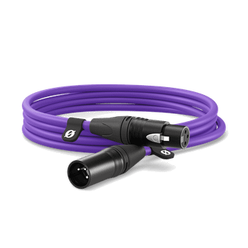 Rode XLR CABLE 3M Premium XLR Cable PURPLE