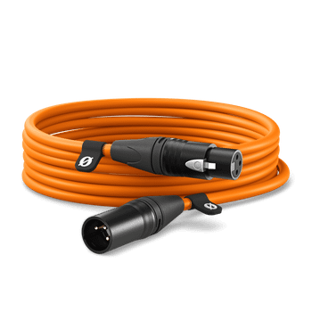 XLR CABLE 6m Premium XLR Cable-ORANGE