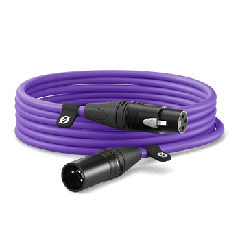 Rode XLR CABLE 6m Premium XLR Cable-PURPLE