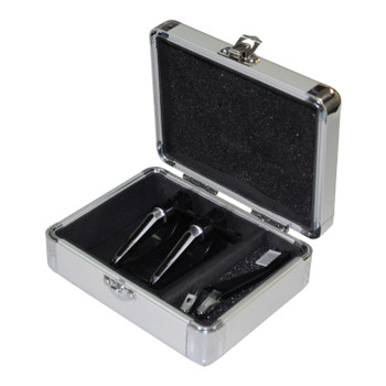 Odyssey KROM Series Silver PRO2 Case for Two Turntable Needle Cartridges (KCC2PR2SL)