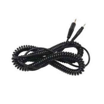 KRK 2.5M Coiled Headphone Cable for Flexible Studio Use, CBLK00027