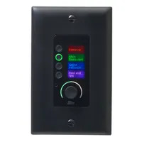 BSS EC-4BV-BLK-US Ethernet Controller, Features 4 Programmable Buttons and Volume Control for Networked Audio System Management, Black Finish, US Version, (BSSEC4BV-BLK-M)