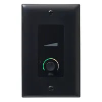 BSS EC-V-BLK-US Ethernet Controller, Features Dedicated Volume Control for Networked Audio System Management, Black Finish, US Version, (BSSECV-BLK-M)