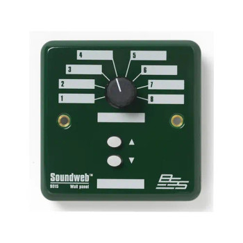 BSS SW9015UK Wall Controller, Features 8-Position Source/Preset Selection with Up/Down Controls for Audio System Management, UK Version, (BSSSW9015UK)