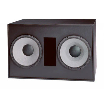 JBL Cinema 4642A 4 ohm, Dual 18" Bass Reflex Subwoofer System. Components: Two 2241H Installed in Dual 18" Enclosure, 1200 watts. Approved by Lucasfilm, Ltd., for THX® System Installations.